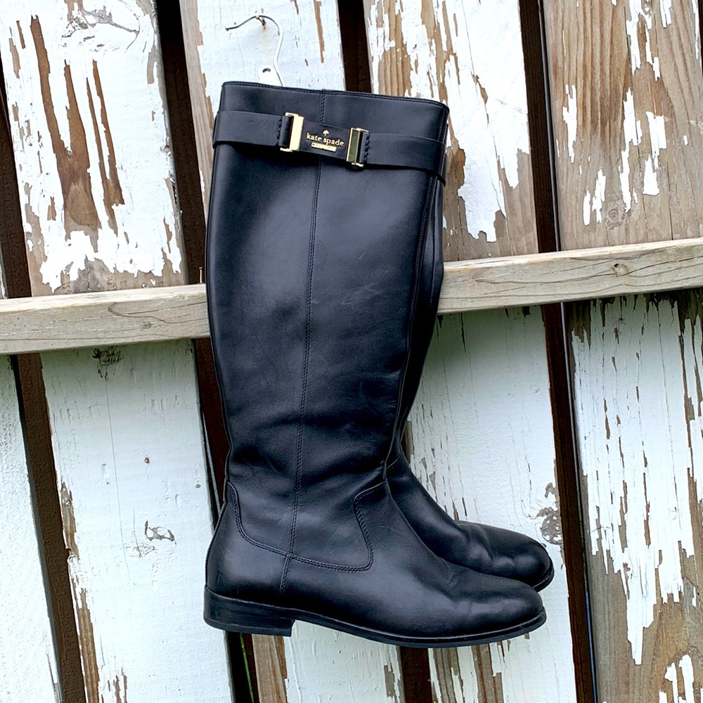 Kate Spade tall boot black Ronnie